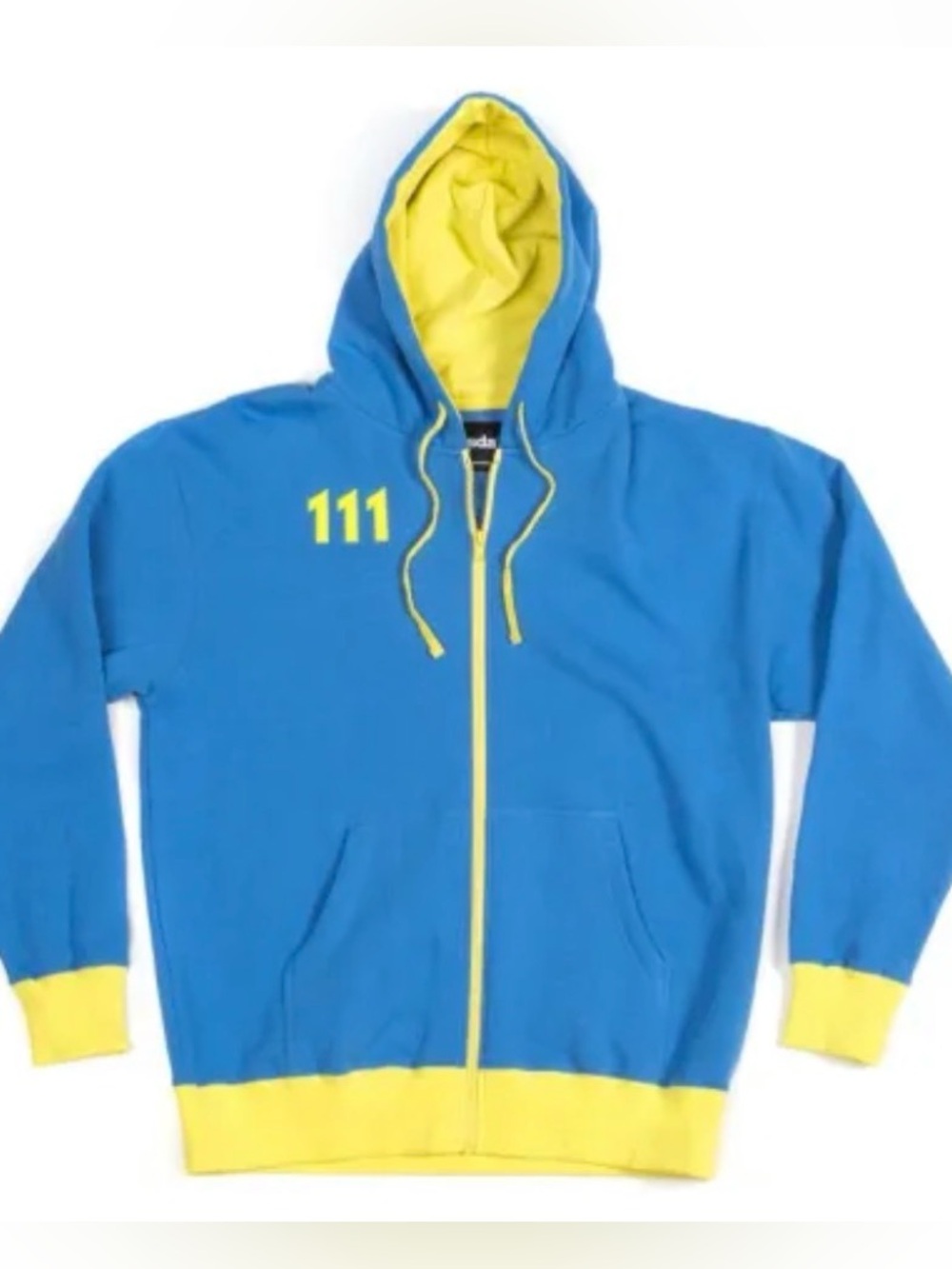 Official Bethesda Fallout 4 Vault 111 Zip-Up Hoodie, size Large, Unisex, GUC - Picture 2 of 8